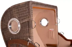 Strandkorb Norderney Mahagoni Bullauge PE Grey Dessin 592 -Schemel Shop 00002 strandkorb norderney mahagoni pe grey rohgestell 3kzb5zigcu9mdi 1