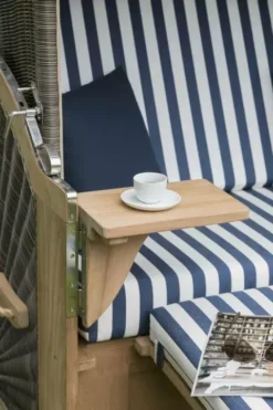 Strandkorb Spiekeroog Teak PE Grey Dessin 518 18 Strandkorb Spiekeroog Teak PE Grey Dessin 518 -Schemel Shop 01236 strandkorb spiekeroog teak grey 518 milieu 8