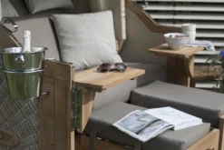 Strandkorb Amrum Teak PE Shell Dessin 586 -Schemel Shop 01434 Strandkorb Amrum Teak Bullaugen shell 534 milieu2028629 2