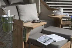 Strandkorb Amrum Teak PE Shell Dessin 534 -Schemel Shop 01434 strandkorb amrum teak bullaugen shell 534 milieu 6