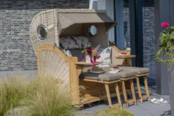 Strandkorb Norderney XXL Teak Bullauge PE Shell Dessin 500 -Schemel Shop 01807 strandkorb baltikum dreisitzer teak bullauge shell 540 milieu 2getkd2pcvv8xu