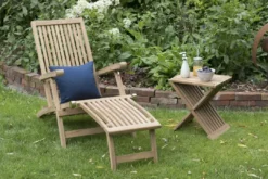 Beistelltisch Fishbone Teak -Schemel Shop 02101 teak deckchair yacht milieu 14