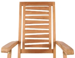 Deckchair ZickZack Teak Und Tisch Devon Teak-KOMPLETTSET -Schemel Shop 02121 deckchair zickzack 3umbtwpmtibkb0
