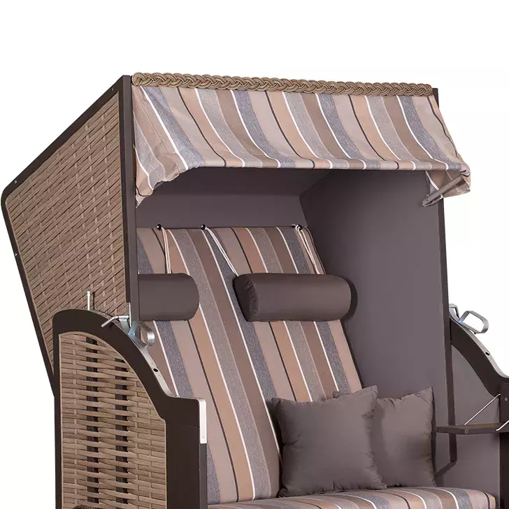 Strandkorb Compact PE Nature Grey Dessin 403 7 Strandkorb Compact PE Nature Grey Dessin 403 – Bild 5
