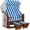 Strandkorb Profi Ostsee Fehmarn Weiß Dessin 991