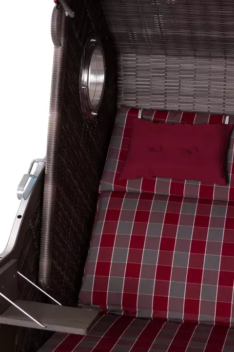 Strandkorb DeVries PURE® Cliff XL SUN PE Stone Grey Dessin 472 4 Strandkorb DeVries PURE® Cliff XL SUN PE Stone Grey Dessin 472 – Bild 2