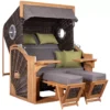 Strandkorb DeVries PURE® Seaside XL PE Ant. Brown Des. 490 2 Strandkorb DeVries PURE® Seaside XL PE Ant. Brown Des. 490 -Schemel Shop 3256149027t devries pure seaside xl pe ant brown des 490 4