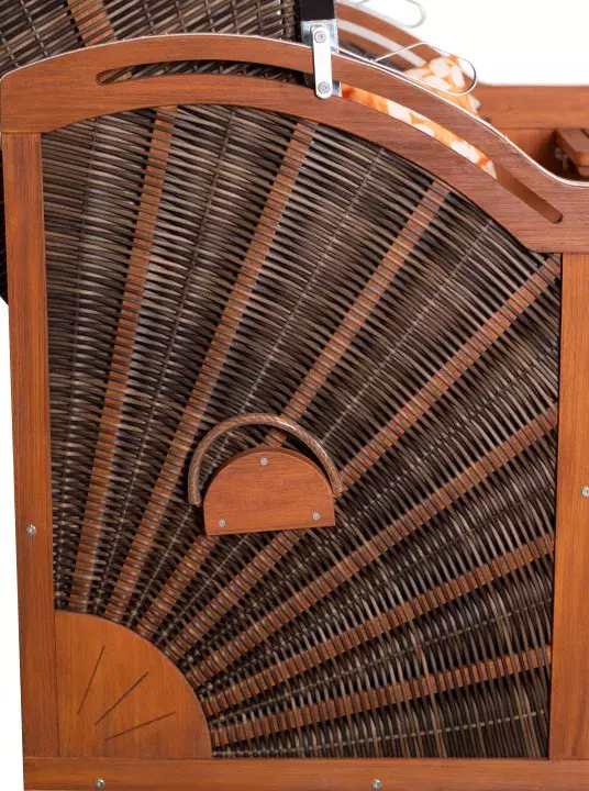 Strandkorb DeVries PURE® Seaside XXL PE Anthique Brown Des. 470 9 Strandkorb DeVries PURE® Seaside XXL PE Anthique Brown Des. 470 – Bild 7