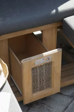 Strandkorb DeVries PURE® Madura XXL PE Tw. Hyacinth Des. 469 TEAK 21 Strandkorb DeVries PURE® Madura XXL PE Tw. Hyacinth Des. 469 TEAK -Schemel Shop 33474690t devries pure r madura xxl pe tw hyacinth des 469 12