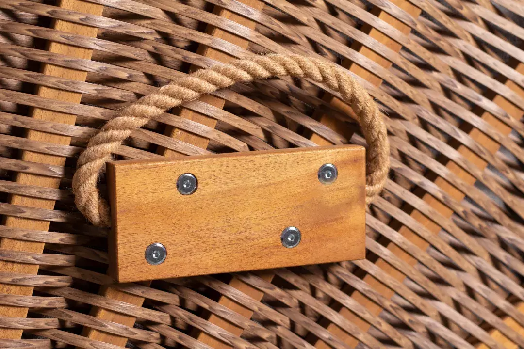 FSC® Strandkorb Trend 45 PE Walnut Dessin 751 5 FSC® Strandkorb Trend 45 PE Walnut Dessin 751 – Bild 3
