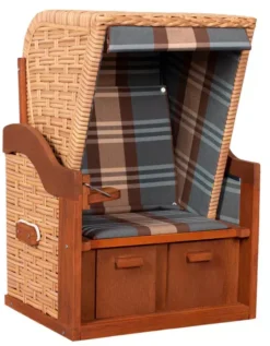 Puppenstrandkorb PE Nature Dessin 436