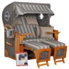 Strandkorb Komplettset Koos Mahagoni PE Grey Dessin Grau Gestreift -Schemel Shop BL25805 S20Strandkorb20Komplettset20Koos20Mahagoni20PE20grey20Dessin20grau20gestreift scaled