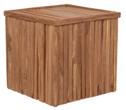 Teakbox/Hocker Oxford -Schemel Shop BL26015 Teakbox Hocker Oxford F20 8