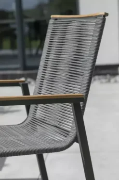 Dining Stapelsessel Alicante Rope Mit Teakarmlehne -Schemel Shop BL27010 Dining Stapelsessel Alicante Rope Milieu20 5