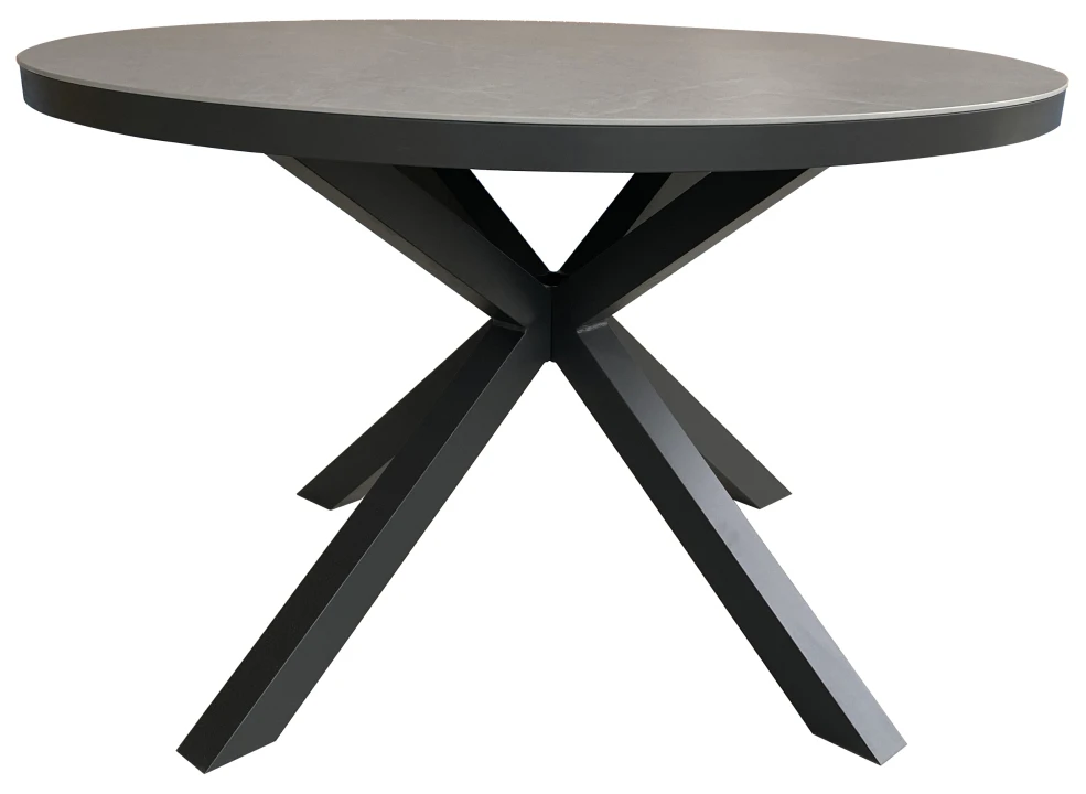 Tisch Almeria 120cm Rund Light Grey Aluminium 3 Tisch Almeria 120cm Rund Light Grey Aluminium