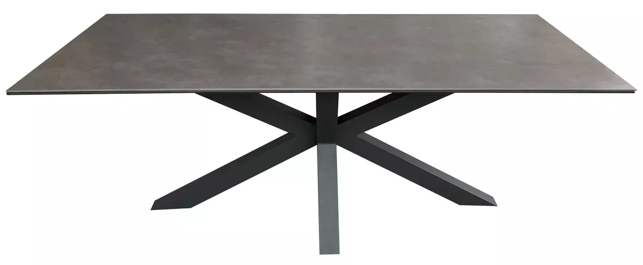 Tisch Almeria 180x90cm Light Grey Aluminium 6 Tisch Almeria 180x90cm Light Grey Aluminium – Bild 4