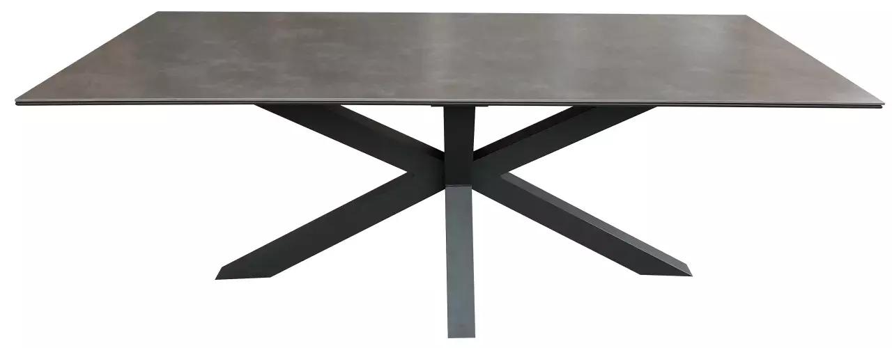 Tisch Almeria 180x90cm Light Grey Aluminium 3 Tisch Almeria 180x90cm Light Grey Aluminium