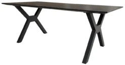 Tisch Granada 200x90cm Dark Grey Aluminium -Schemel Shop BL27106 Tisch Granada 180x90cm dark grey Alu20 1