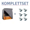 Zubehör Komplettset Zum Strandkorb Baltic Dreisitzer -Schemel Shop MP02554 Komplettset Zubehoer Baltic Dreisitzer