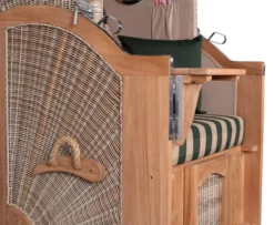 Strandkorb Amrum Single Bullauge Teak PE Shell Dessin 506 16 Strandkorb Amrum Single Bullauge Teak PE Shell Dessin 506 -Schemel Shop MP20906 Strandkorb Single Amrum Teak PE shell Dessin 5062028529