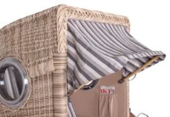 Strandkorb Amrum Single Bullauge Teak PE Shell Dessin 545 20 Strandkorb Amrum Single Bullauge Teak PE Shell Dessin 545 -Schemel Shop MP20907 Strandkorb Single Amrum Teak PE shell Dessin 54520 3