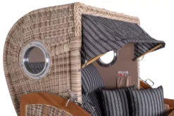 Strandkorb Amrum Grande Teak PE Shell Dessin 500 15 Strandkorb Amrum Grande Teak PE Shell Dessin 500 -Schemel Shop MP24800 Strandkorb Amrum Grande Teak PE shell 500