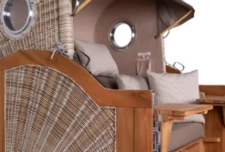 Strandkorb Amrum Grande Teak PE Shell Dessin 534 16 Strandkorb Amrum Grande Teak PE Shell Dessin 534 -Schemel Shop MP24810 Strandkorb Amrum Grande Teak PE shell 53420 5