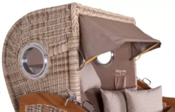 Strandkorb Amrum Grande Teak PE Shell Dessin 534 15 Strandkorb Amrum Grande Teak PE Shell Dessin 534 -Schemel Shop MP24810 Strandkorb Amrum Grande Teak PE shell 53420 6