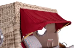 Strandkorb Amrum Grande Teak PE Shell Dessin 585 -Schemel Shop MP24820 Strandkorb Amrum Grande Teak PE shell 5852020 2