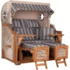 Strandkorb Amrum Grande Teak PE Shell Dessin 537 -Schemel Shop MP24822 Strandkorb Amrum Grande Teak PE shell 5372020 8