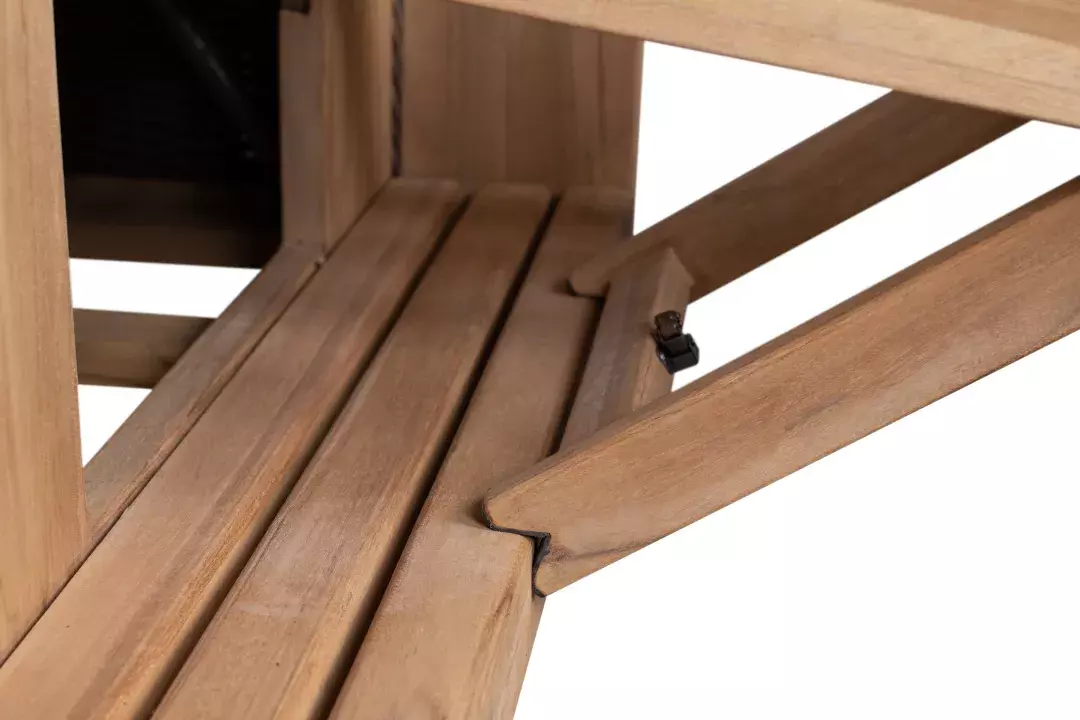 Strandkorb Werdum XL Teak PE Grey Dessin 580 10 Strandkorb Werdum XL Teak PE Grey Dessin 580 – Bild 8