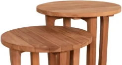 Schemel Shop -Schemel Shop beistelltisch 2er set weston rund bl02184 1