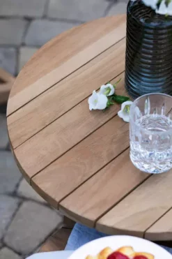 Beistelltisch 2er Set Weston Teak -Schemel Shop beistelltisch 2er set weston rund bl02184 millieu 1