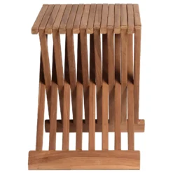 Schemel Shop -Schemel Shop beistelltisch fishbone teak faltbar 02145 detail2