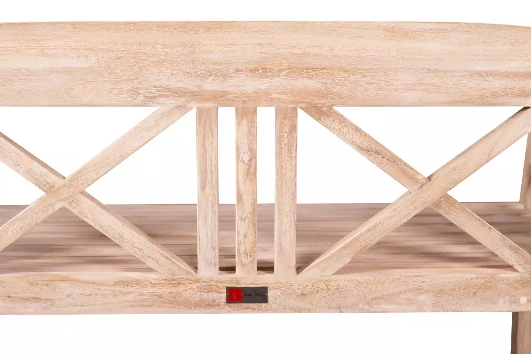 Friesenbank Föhr Teak Ice Flower 4 Friesenbank Föhr Teak Ice Flower – Bild 2