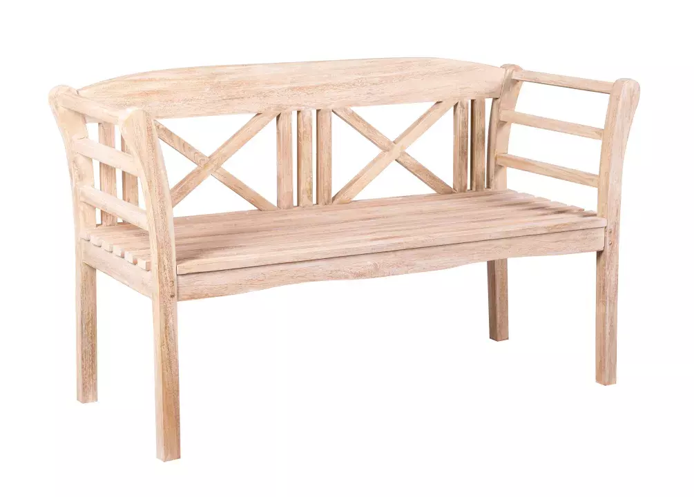 Friesenbank Föhr Teak Ice Flower 3 Friesenbank Föhr Teak Ice Flower