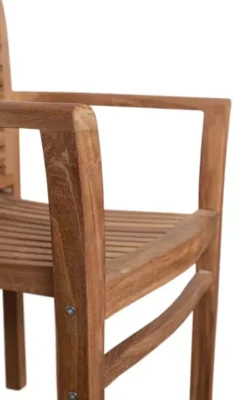 Stapelsessel Derby Teak Mit Armlehnen -Schemel Shop bl26010 stapelsessel derby teak mit armlehnen 4
