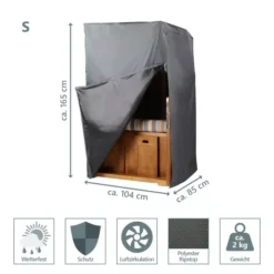 Strandkorb Amrum Single Bullauge Teak PE Shell Dessin 500-KOMPLETTSET 25 Strandkorb Amrum Single Bullauge Teak PE Shell Dessin 500-KOMPLETTSET -Schemel Shop md02500 abdeckhaube beneliving s