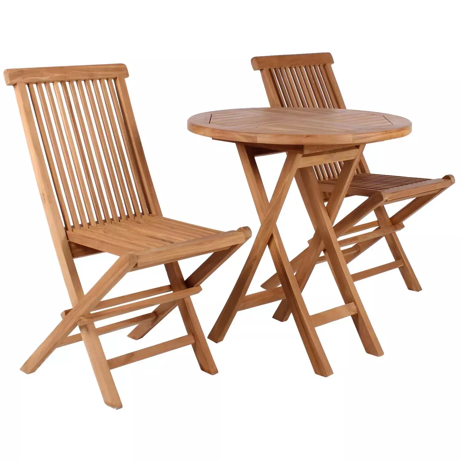 Gartensessel Langton Und Tisch Sutton Teak-KOMPLETTSET 4 Gartensessel Langton Und Tisch Sutton Teak-KOMPLETTSET – Bild 2