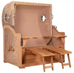 Strandkorb Norderney Teak Bullauge PE Shell Dessin 586 -Schemel Shop mp01003 norderney teak pe shell rohgestell 14fy9r2u52avnrq