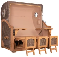 Strandkorb Amrum Grande XXL Teak Bullauge PE Grey Dessin 551 20 Strandkorb Amrum Grande XXL Teak Bullauge PE Grey Dessin 551 -Schemel Shop mp01021 strandkorb amrum grande xxl rohgestell 1cz9bw4zdzlu2x