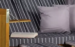 Strandkorb Baltic PE Weiß Dessin Royal Anthrazit -Schemel Shop mp02311 strandkorb baltic pe weiss dessin royal anthrazit 1