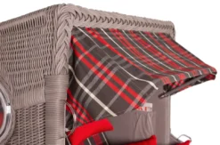 Strandkorb Amrum Mahagoni Washed Grey PE Koboo Grey Dessin 529 -Schemel Shop mp22400 amrum mahagoni washed grey dessin 529 5