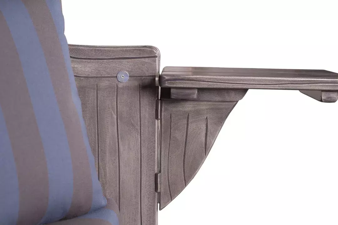 Strandkorb Amrum Mahagoni Washed Grey PE Koboo Grey Dessin 582 7 Strandkorb Amrum Mahagoni Washed Grey PE Koboo Grey Dessin 582 – Bild 5