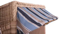 Strandkorb Amrum Teak PE Shell Dessin 580 -Schemel Shop mp22600 amrum teak shell dessin 580 2