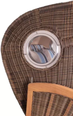 Strandkorb Amrum Teak PE Grey Dessin 580 -Schemel Shop mp22800 amrum teak grey dessin 580 17