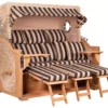 Strandkorb Norderney XXL Teak Bullauge PE Shell Dessin 581 -Schemel Shop mp23601 norderney xxl teak bullauge pe shell dessin 581 1