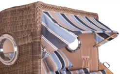 Strandkorb Amrum Grande Teak PE Grey Dessin 580 -Schemel Shop mp24600 strandkorb amrum grande teak pe grey dessin 580 2