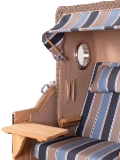 Strandkorb Amrum Grande Teak PE Grey Dessin 580 -Schemel Shop mp24600 strandkorb amrum grande teak pe grey dessin 580 6