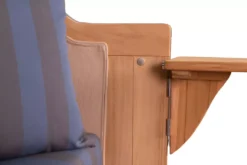 Strandkorb Amrum Grande Teak PE Grey Dessin 582 -Schemel Shop mp24602 strandkorb amrum grande teak pe grey dessin 582 7